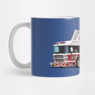 Cartoon firetruck Mug